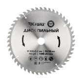 Диск пильный 300 мм х 48 зуб х 32/30 мм | KR-92-0133 | Kranz - артикул KR-92-0133