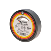 Изолента ПВХ KRANZ 0.13х19 мм, 25 м, серая (5 шт./уп.) |KR-09-2208 | Kranz - артикул KR-09-2208
