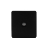 Розетка ROUND TV с/у оникс | KR-78-0723-3 | Kranz - артикул KR-78-0723-3