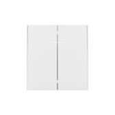 Выключатель STRONG 2 кл с подсветкой 10А с/у жемчуг | KR-78-0714-4 | Kranz - артикул KR-78-0714-4