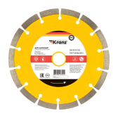 Диск алмазный отрезной сегментный 180x22.2 мм | KR-90-0103 | Kranz - артикул KR-90-0103