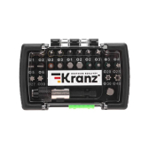 Набор бит с магнитным держателем, пластиковый кейс, 32 шт | KR-92-0464 | Kranz - артикул KR-92-0464