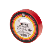 Изолента ПВХ KRANZ 0.13х19 мм, 25 м, красная (5 шт./уп.) |KR-09-2204 | Kranz - артикул KR-09-2204
