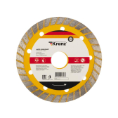 Диск алмазный отрезной Turbo 115x22.2 мм | KR-90-0120 | Kranz - артикул KR-90-0120