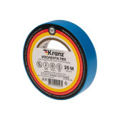 Изолента ПВХ KRANZ 0.13х15 мм, 20 м, синяя (10 шт./уп.) |KR-09-2605 | Kranz - артикул KR-09-2605