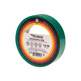 Изолента ПВХ KRANZ 0.13х15 мм, 10 м, зеленая (10 шт./уп.) |KR-09-2003 | Kranz - артикул KR-09-2003