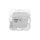 Розетка Компьютер RJ45 с/у мех. бел DEA  | KR-78-0223 | Kranz - артикул KR-78-0223