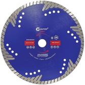Диск отрезной алмазный, сегментный с защитными секторами CUTOP Profi, 230 x 3.0 x 8.0 x 22.2 мм (67-23030) - артикул 67-23030