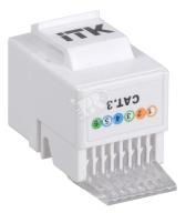 Модуль Keystone Jack кат.5E, UTP, IDC Dual,       горизонтальная заделка - артикул 