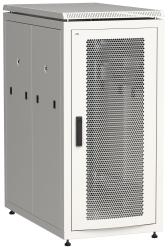 Шкаф напольный сетевой 19'' LINEA N 24U 800х1000мм перфорированная передняя дверь. задняя перфорированная серый - ITK, артикул LN35-24U81-PP
