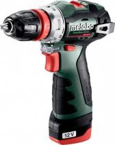 Дрель-шуруповерт аккумуляторная METABO PowerMaxx BS BL Quick 2x2.0 Ач бесщеточная (601749500) - артикул 601749500