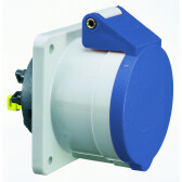 Розетка встраиваемая 16A 3р(2P+PE) 6h 230V IP44 75x75 Quick-Connect 13686 I 13686-Bals I Bals - артикул 13686-Bals