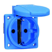 Розетка встраиваемая Schuko 16A 3p 250V IP54 синяя 71094 I 71094-Bals I Bals - артикул 71094-Bals