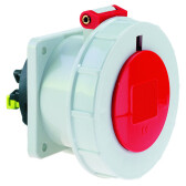 Розетка встраиваемая 32A 5р(3P+N+PE) 6h 400V IP67 75х75мм Quick-Сonnect I 13762-Bals I Bals - артикул 13762-Bals