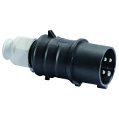 Вилка кабельная 16A 4p 500V 7h IP44 черная Quick-Connect I 21688-Bals I Bals - артикул 21688-Bals