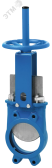 Затвор шиберный (нож) EX-01-100-HW-E DN 100 PN 10 м/ф EPDM штурвал - артикул BB01A83580