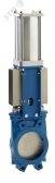 Затвор шиберный (нож) EB-01-450-D/A-E DN 450 PN 5 м/ф EPDM пневмопривод двойного действия - артикул BB01I567997