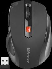 Мышь беспроводная Ultra MM-315 800-1600 dpi, 6 кнопок, черный - артикул 52315
