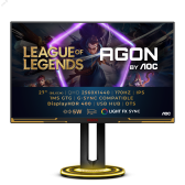 Монитор 27‘‘ IPS, 2560х1440, 400 КМ/м2, 4000:1, 1мс, HDMIх2, DPх2, USB-Hub, Speakers - артикул AG275QXL