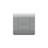 Розетка компьютерная 1хRJ45, серебряный(NEW3-E) | 431417 | CHINT - артикул 431417