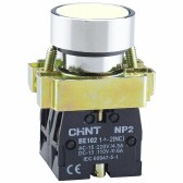 Кнопка управления NP2-BA11 без подсветки белая, 1НО, IP40 (R) | 573954 | CHINT - артикул 573954