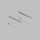 Комплект соединителей прямых DENKIRS TR3043-AL - артикул TR3043-AL