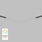 Светильник угловой SMART LINEAR ANGLE 18 Вт DIM 3000 К-6000 К черный - DENKIRS, артикул DK8014-BK