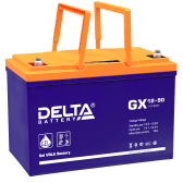 Аккумуляторная батарея Solar серии GX 12-90  12В/90Ач | GX 12-90  | DELTA - артикул GX 12-90