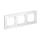 AtlasDesign Лотос 3-постовая Рамка, универсальная | ATN001303 | Systeme Electric - Systeme Electric, артикул ATN001303