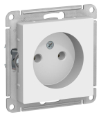 AtlasDesign Лотос Розетка без заземления без шторок, 16А, механизм | ATN001341 | Systeme Electric - артикул ATN001341