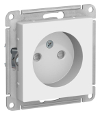 AtlasDesign Лотос Розетка без заземления со шторками, 16А, механизм | ATN001349 | Systeme Electric - артикул ATN001349