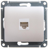 Glossa Перламутр Розетка компьютерная RJ45 кат.5E | GSL000681K | SE - артикул GSL000681K