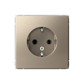 ArtGallery Шампань Розетка с заземлением, 16А, механизм - Systeme Electric, артикул GAL000543