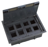 MultiDesk Люк на 16 модулей IP40 для фальшпола с монтажной коробкой, тип MDK10 | MDK10116 | SE - Systeme Electric, артикул MDK10116