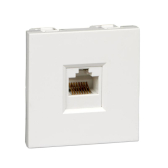Altira Белый Розетка W45 1XRJ45 Cat.5E формата 45Х22,5 RAL 9003 | RIN-145K5E-B | SE - артикул RIN-145K5E-B