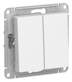 AtlasDesign Лотос 2-клавишный Выключатель, сх.5, 10АХ, механизм | ATN001351 | Systeme Electric - артикул ATN001351