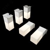 Светильник светодиодный RVE-LBX-LUMO60-PLAZA5010-5-GR (Квадрат Грильято 5шт 40х40х100мм 12Вт встраиваемый 4000K Белый) - артикул RVE00003288