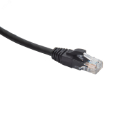 Патч-корд U/UTP категория 5e LSZH нг(А)-HF 10,0 м, черный - артикул DR-181920