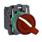 Переключатель красный с подсветкой - артикул XB5AK124M5