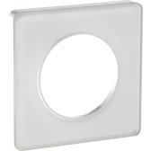ODACE Рамка 1 пост прозрачная белая - артикул S52P802R