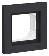 ATLASDESIGN AQUA 1-постовая РАМКА IP44, КАРБОН - артикул ATN441001