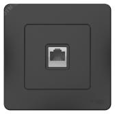 BLANCA скрытой установки розетка компьютерная RJ45, антрацит - артикул BLNIS045006