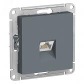ATLASDESIGN РОЗЕТКА компьютерная RJ45, кат. 6A, механизм, ГРИФЕЛЬ - артикул ATN000786
