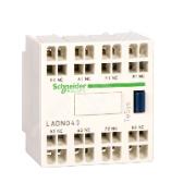 Контакты дополнительные к LC1-D фронтальные 2НО+2НЗ - артикул LADN223
