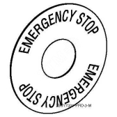 Маркировка EMERGENCY STOP - артикул ZB6Y7330