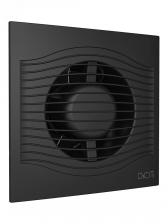 Вентилятор осевой вытяжной с обратным клапаном D100 декоративный - артикул SLIM 4C Matt black