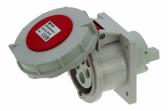 Розетка встраиваемая прямая контейнерная 32A/400V/3P+E/IP67/3h, никель. конт. - артикул CA2123