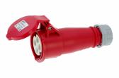 Розетка кабельная 16A/400V/3P+E/IP44 - артикул CA514