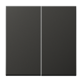 Клавиша для KNX кнопки, 2 группы; металл; антрацит - артикул AL102AN