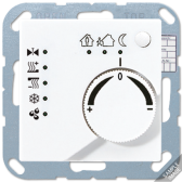 KNX-регулятор с ручкой для установки температуры; шампань - артикул A2178CH